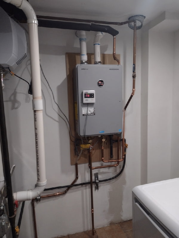Tankless water