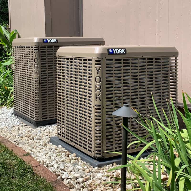 Two air conditioners